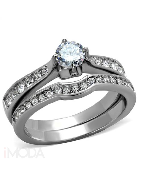 Dámsky oceľový prsteň