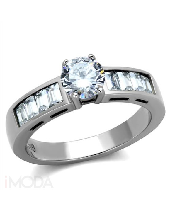 Dámsky oceľový prsteň