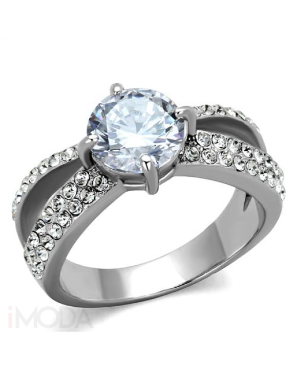 Dámsky oceľový prsteň