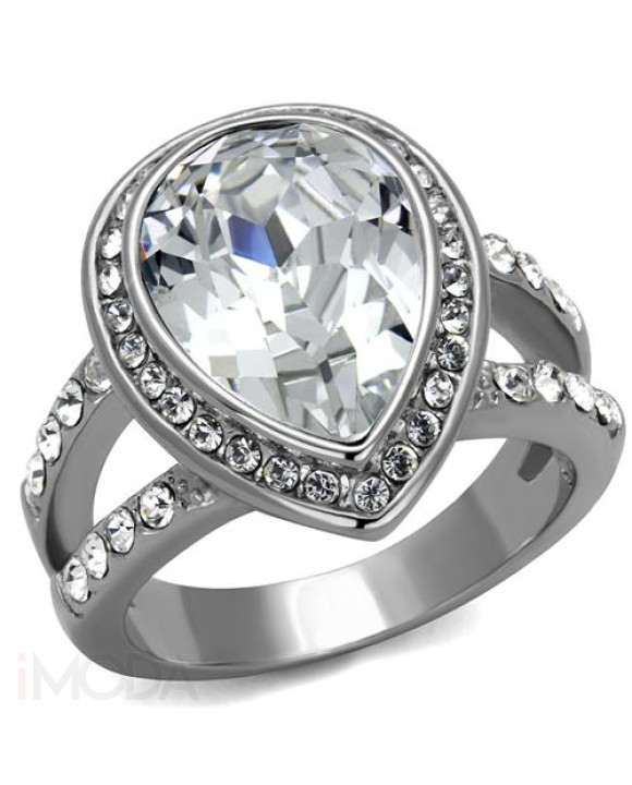 Dámsky oceľový prsteň