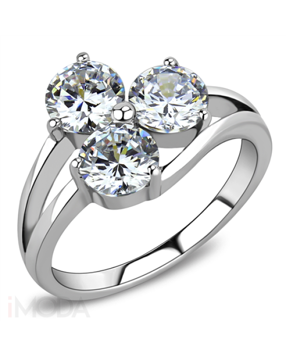 Dámsky oceľový prsteň  