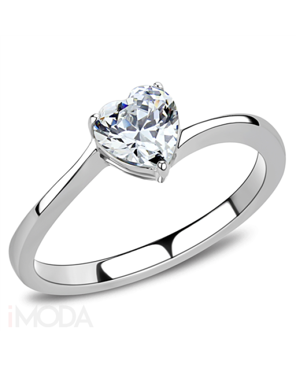 Dámsky oceľový prsteň  