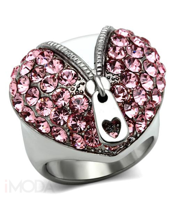 Dámsky oceľový prsteň