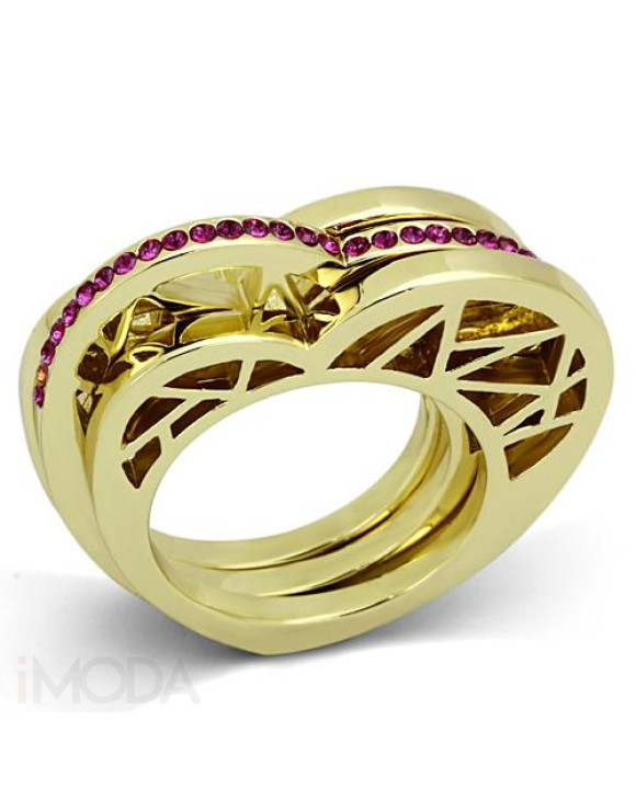 Dámsky oceľový prsteň