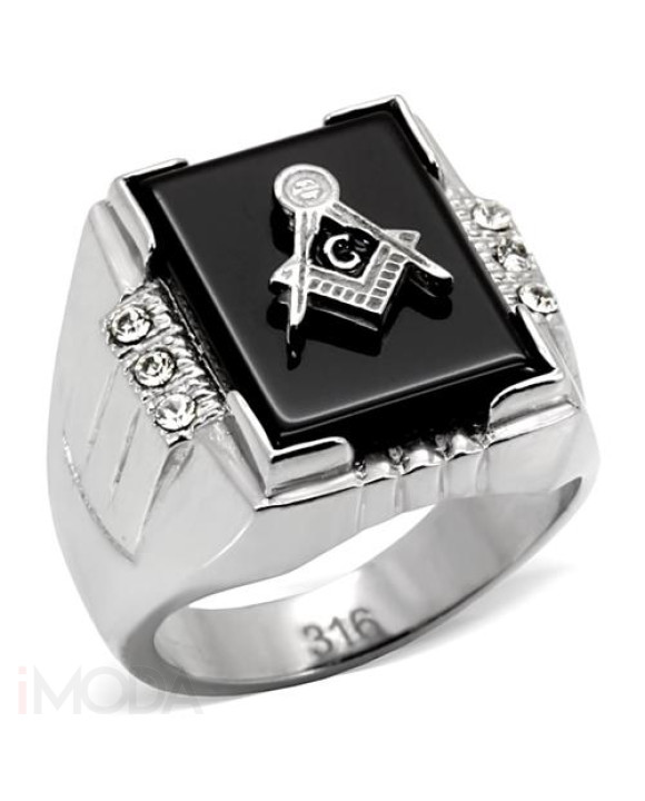 Pánsky oceľový prsteň