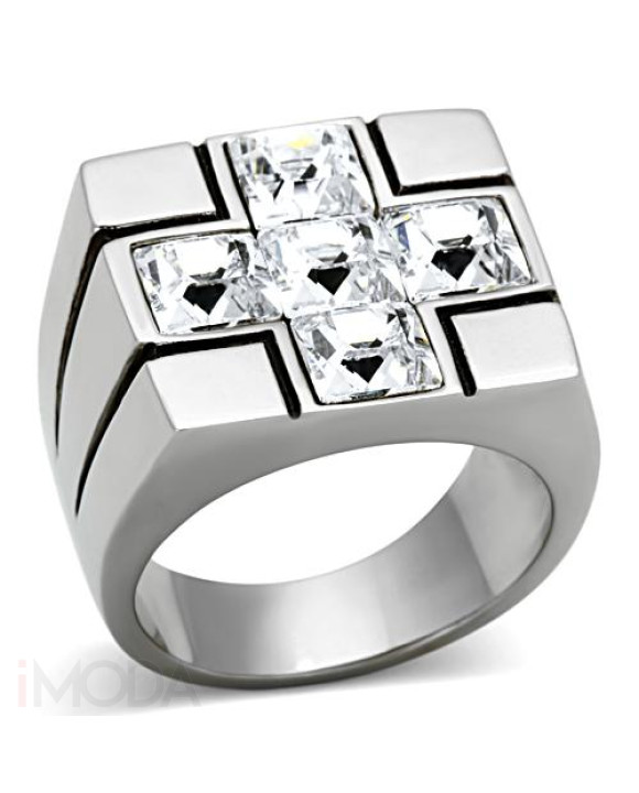 Pánsky oceľový prsteň-108063-20