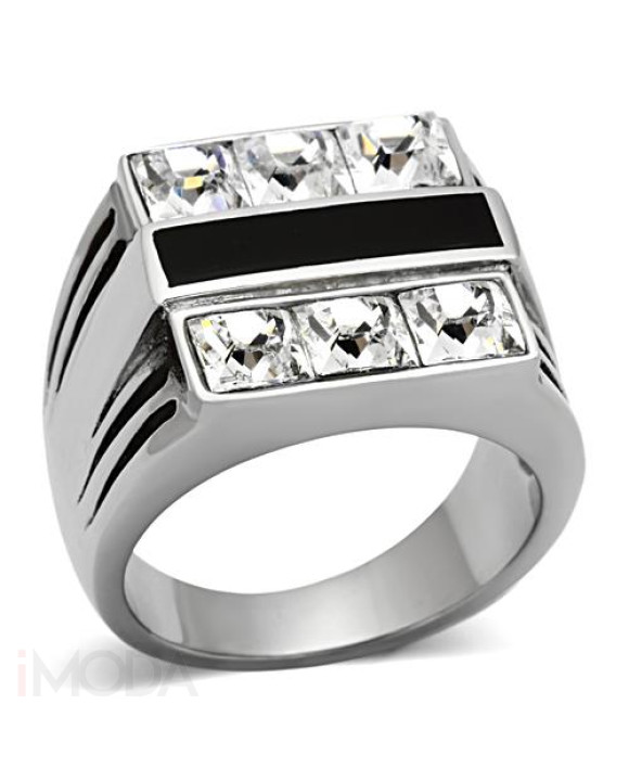 Pánsky oceľový prsteň