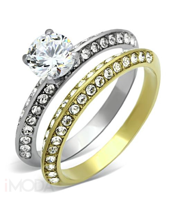 Dámsky oceľový prsteň