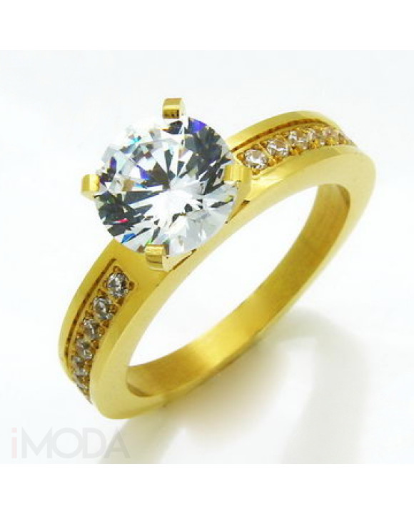 Dámsky oceľový prsteň