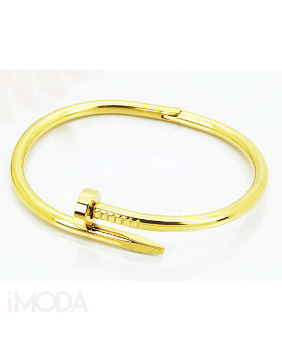 Pozlátený oceľový náramok klinec-290284-20