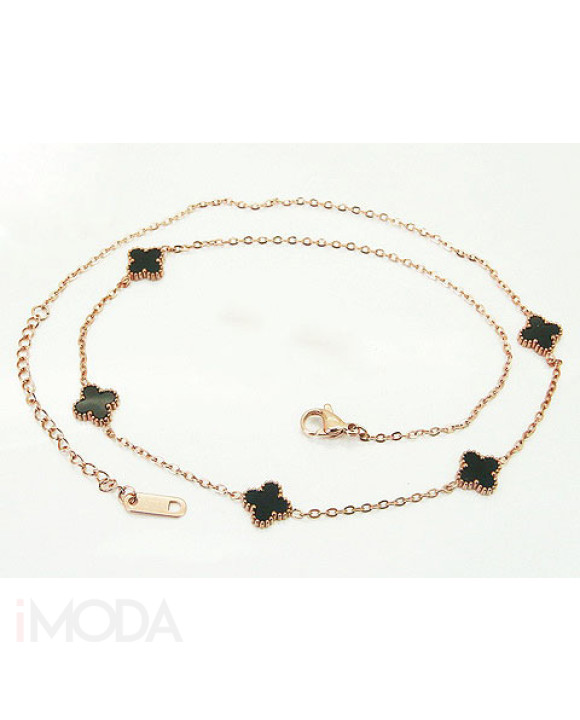 Dámsky oceľový náhrdelník rose-307181-20