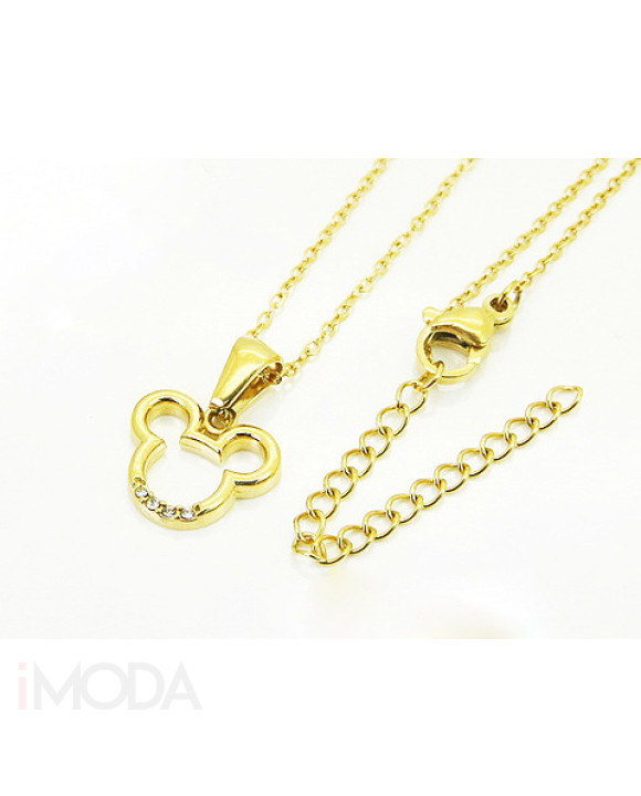 Oceľový náhrdelník s príveskom mickey-321781-20