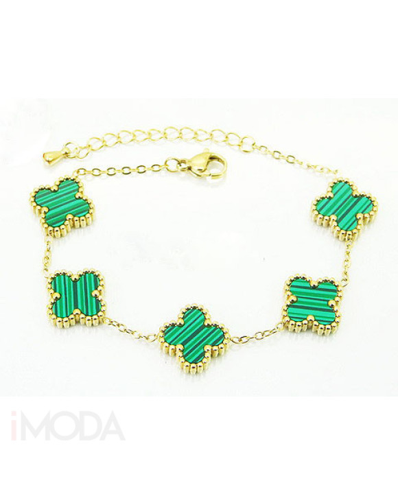 Dámsky oceľový náramok pozlátený Bianka-281885-20