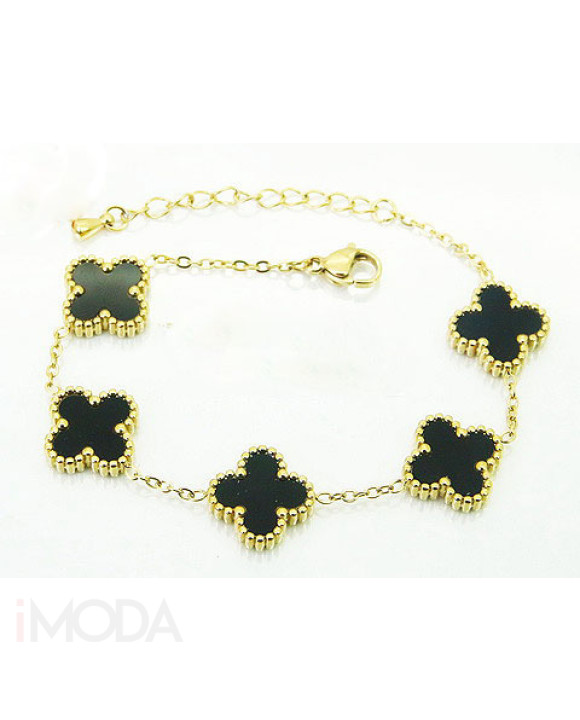 Dámsky oceľový náramok pozlátený Bianka-281886-20