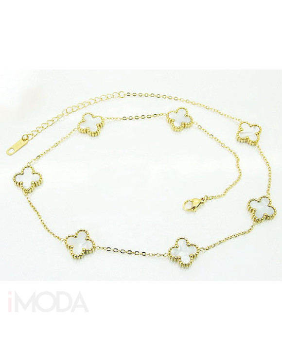 Dámsky oceľový pozlátený náhrdelník-281870-20