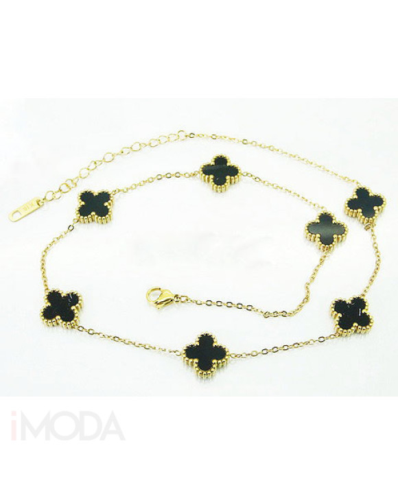 Dámsky oceľový pozlátený náhrdelník-281872-20