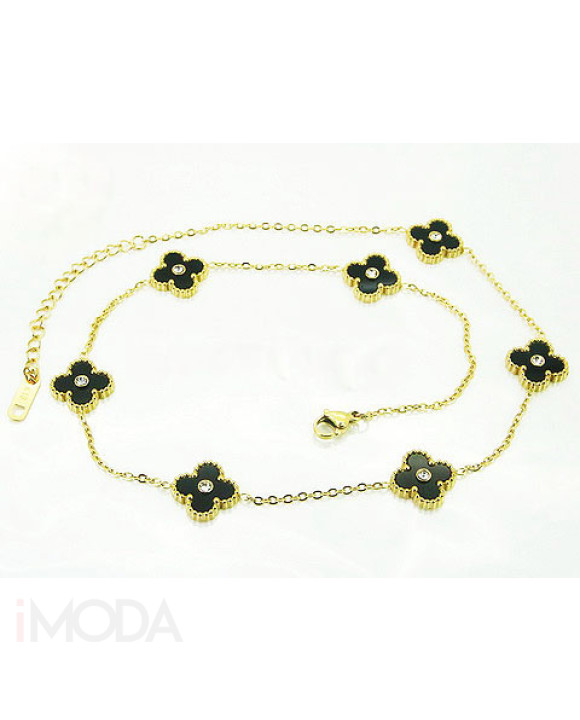 Dámsky oceľový pozlátený náhrdelník BF-281874-20