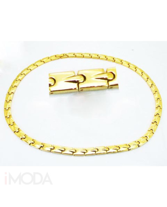 Pánska oceľová retiazka s kryštálom-322180-20