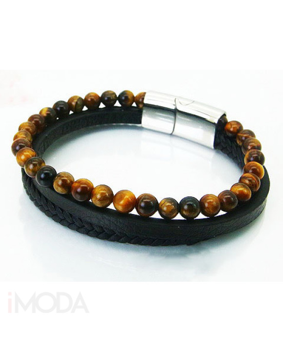 Pánsky kožený náramok-321828-20