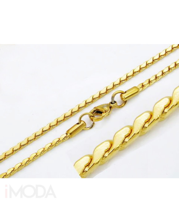 Pozlátená oceľová retiazka