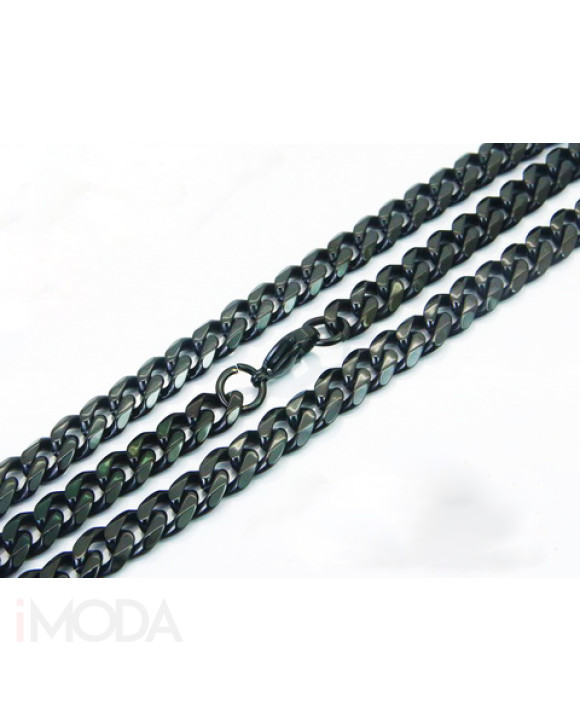 Pánska počiernená oceľová súprava-295646-20