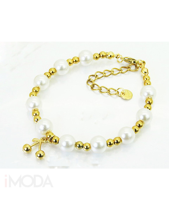Dámsky perlový náramoks príveskom-321942-20