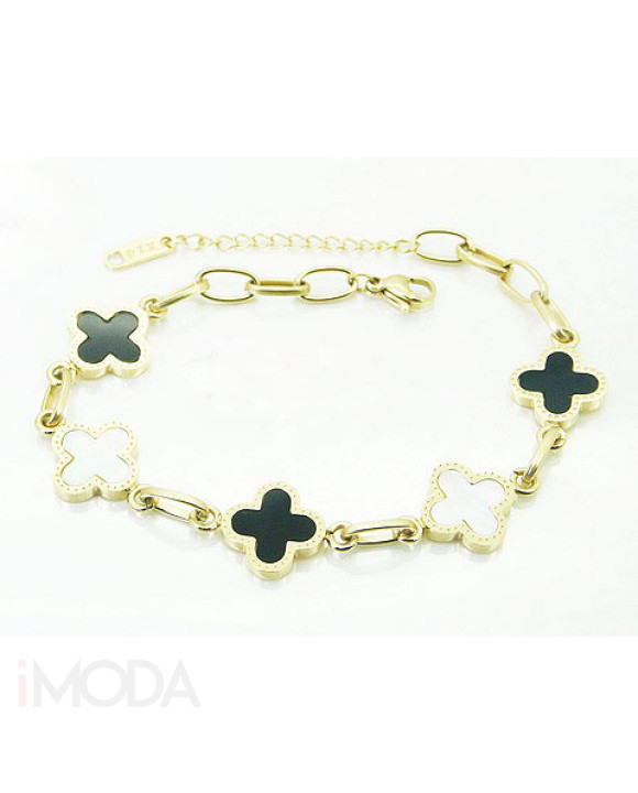 Pozlátený oceľový náramok-307220-20