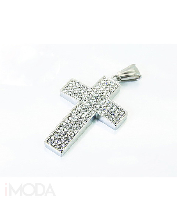 Pánsky oceľový prívesok kríž-321768-20