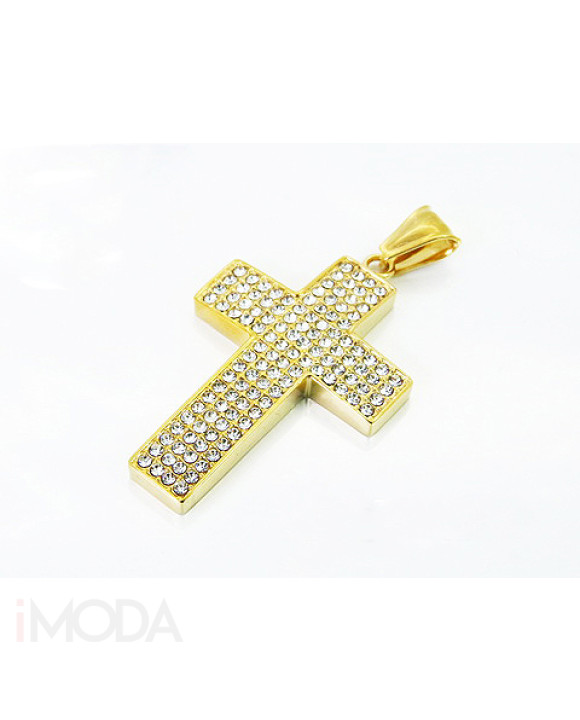 Pánsky oceľový prívesok kríž-321767-20