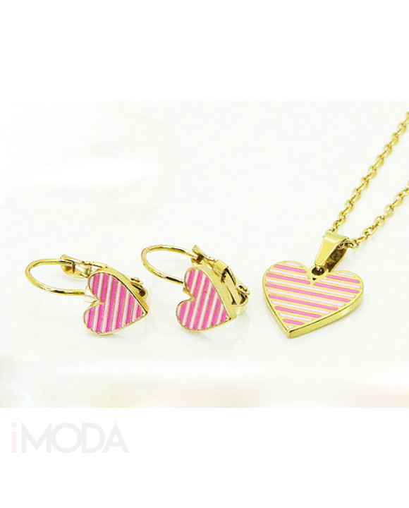 Detská oceľová súprava srdiečko-322339-20