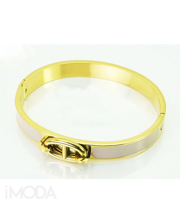 Dámske oceľový náramok WHITE-303804-20