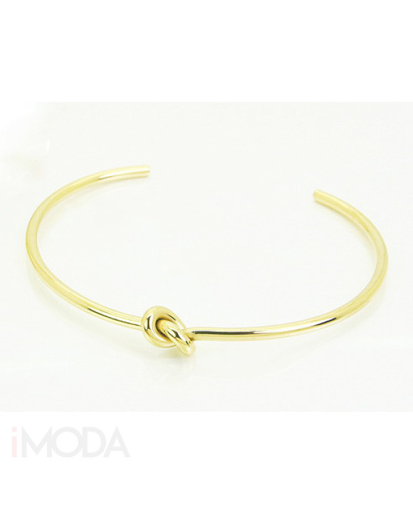 Dámsky oceľový náramok pozlátený uzol-321949-20