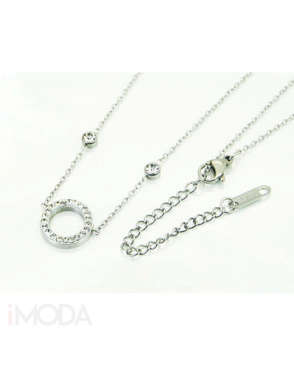 Oceľový náhrdelník s príveskom-321794-20