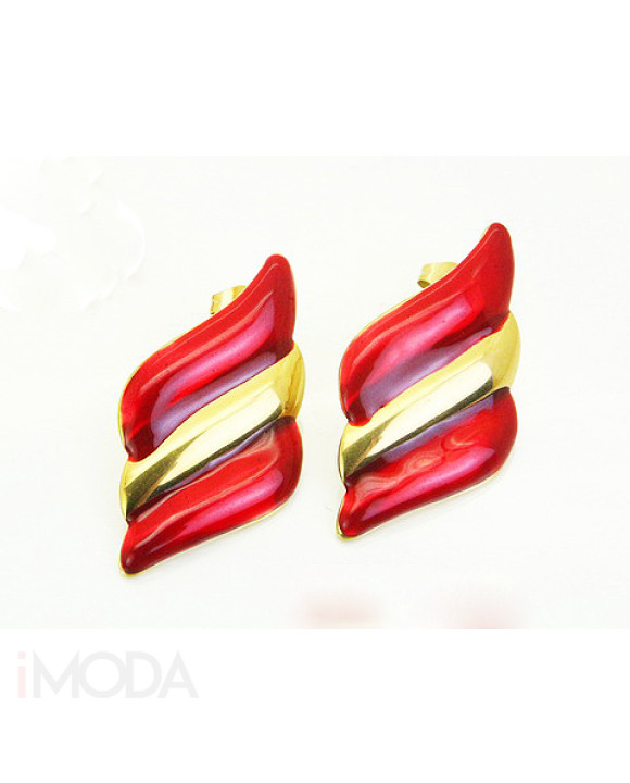 Oceľové náušnie farebné-322333-20