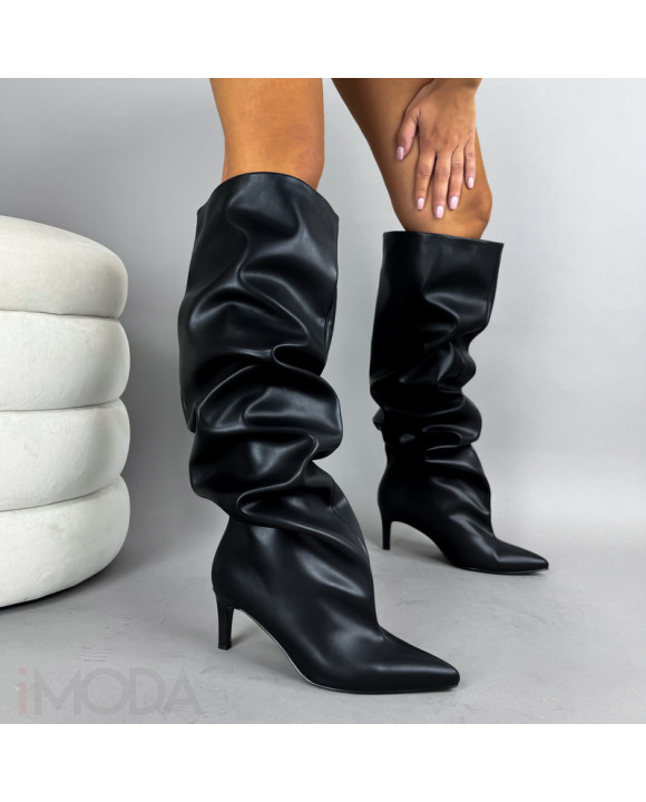 Čierne vysoké čižmy-322473-20