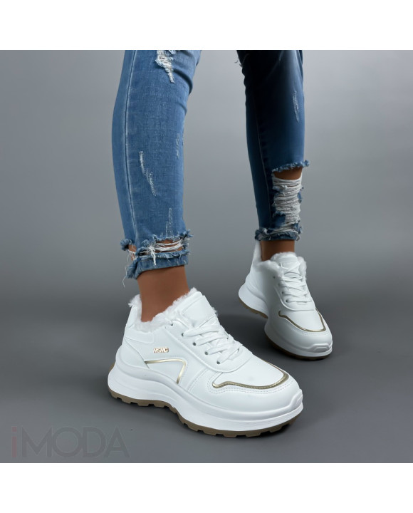 Biele zateplené tenisky-314267-20