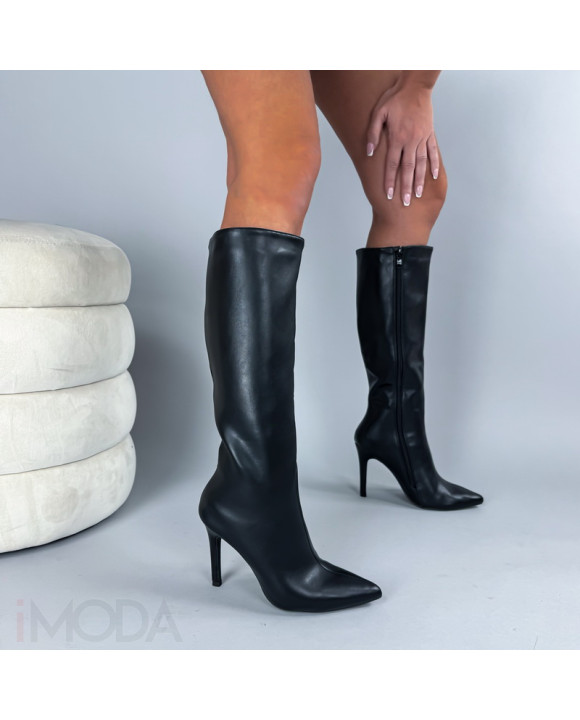 Čierne vysoké čižmy-324532-20