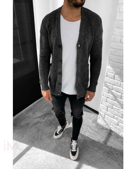 Tmavosivý kardigán-253548-20