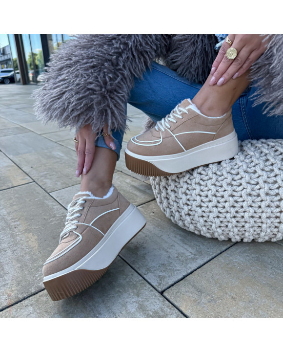 Hnedé zateplené tenisky-323067-20