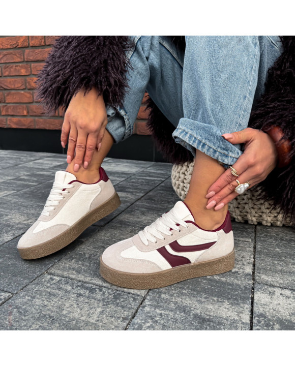 Béžovo-vínové tenisky-324305-20