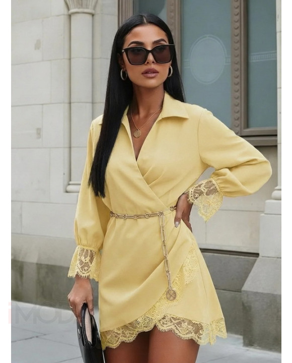 Žlté šaty s čipkou-326586-20