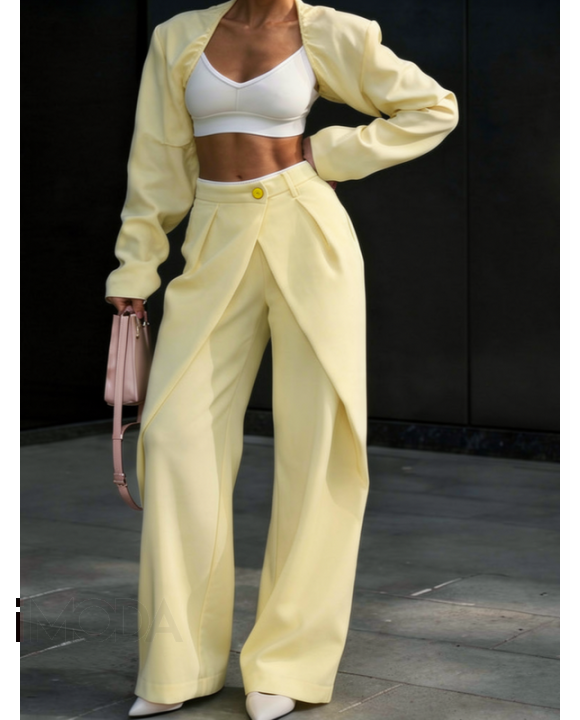 Žlté široké nohavice-325857-20