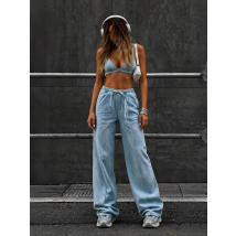 Svetlomodré rifle na gumičku-327320-01