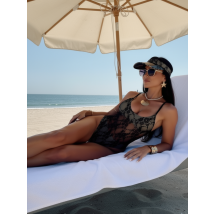 Čierne čipkované jednodielne plavky-325491-017