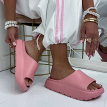 Ružové gumené šľapky-327402-01