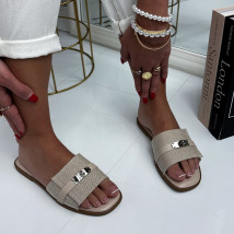 Béžové šľapky s prackou-326865-03