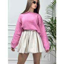 Béžová PUFFY sukňa-315539-09