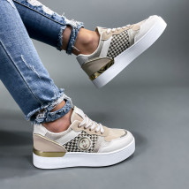 Béžové tenisky na platforme-282450-01