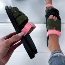 Zeleno-ružové šľapky-300725-04