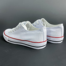 Biele plátené tenisky-301701-03